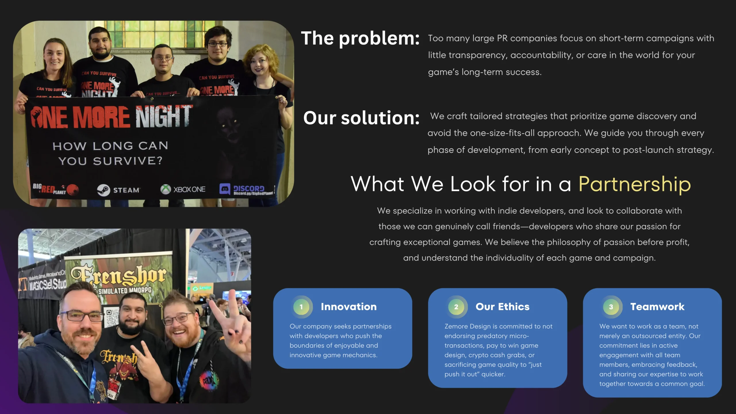 Problem and Solution Company solves